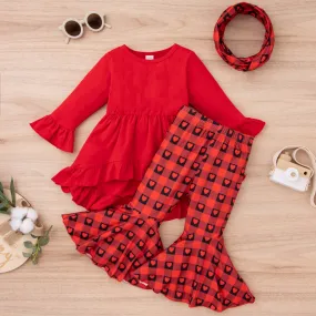 3-Piece Plaid Love Suit