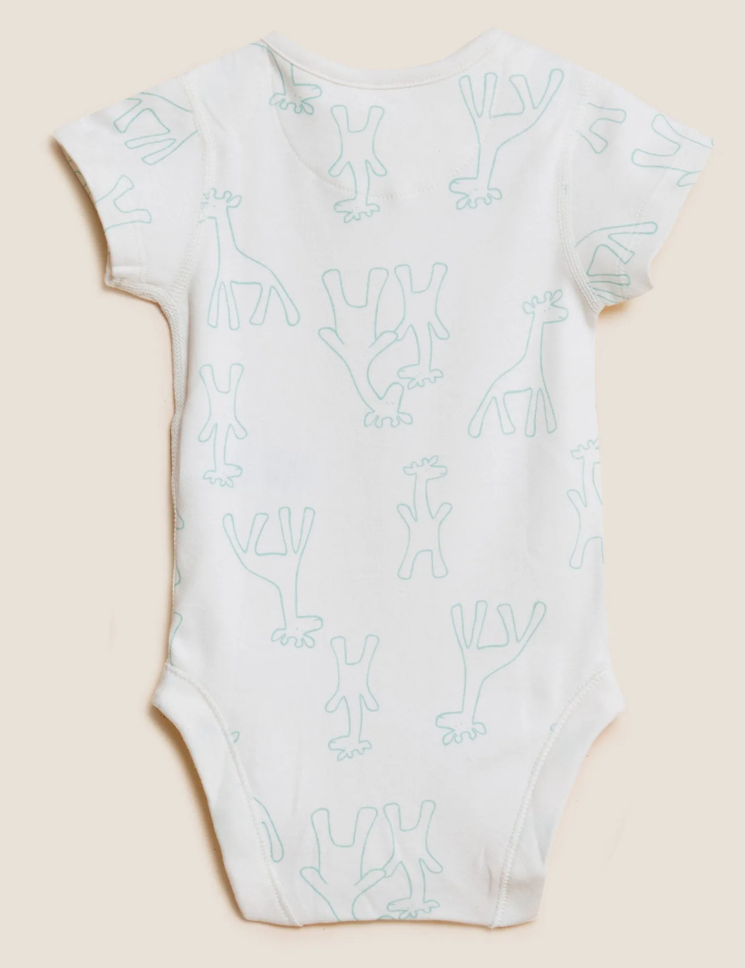 7pk Pure Cotton Printed Bodysuits