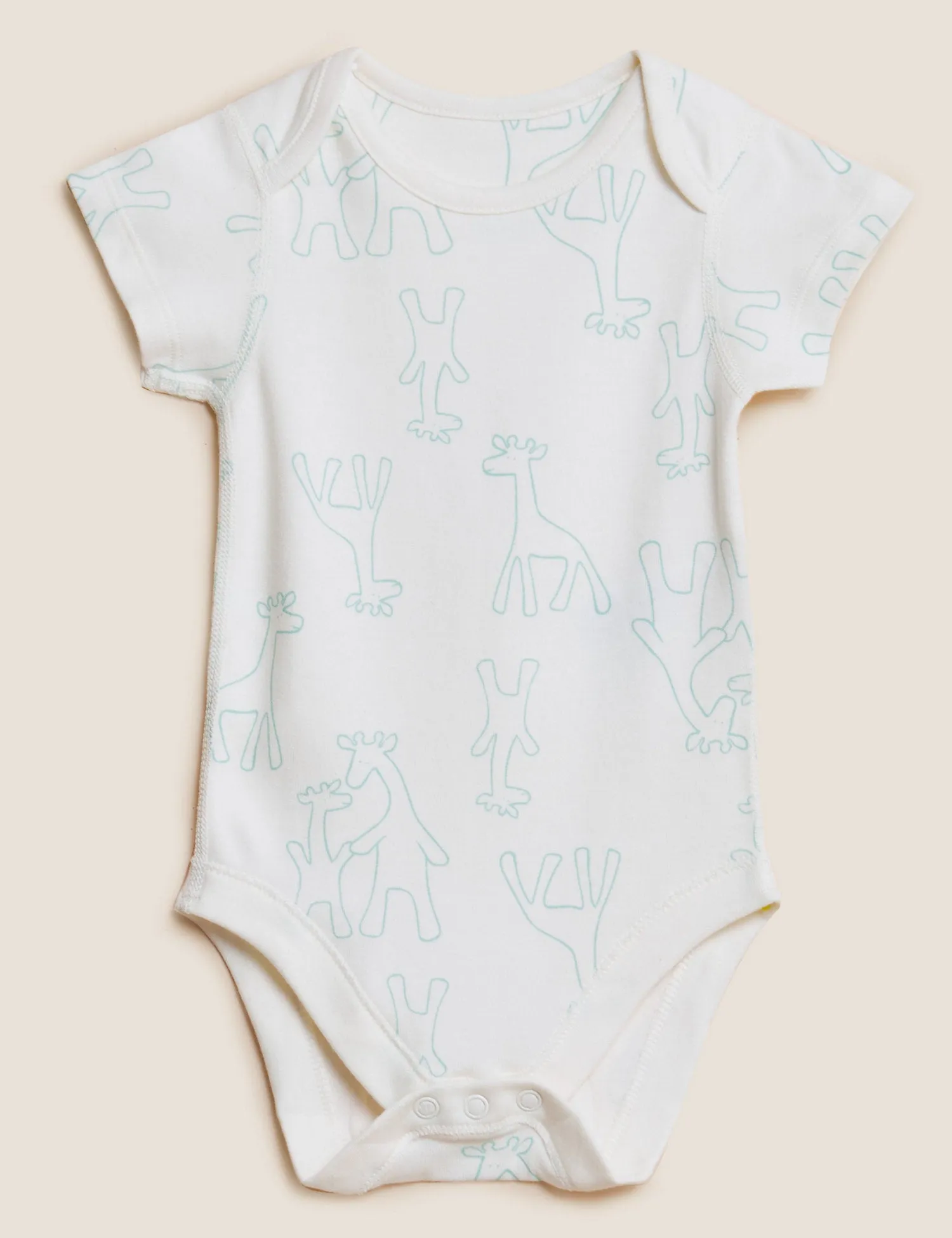 7pk Pure Cotton Printed Bodysuits