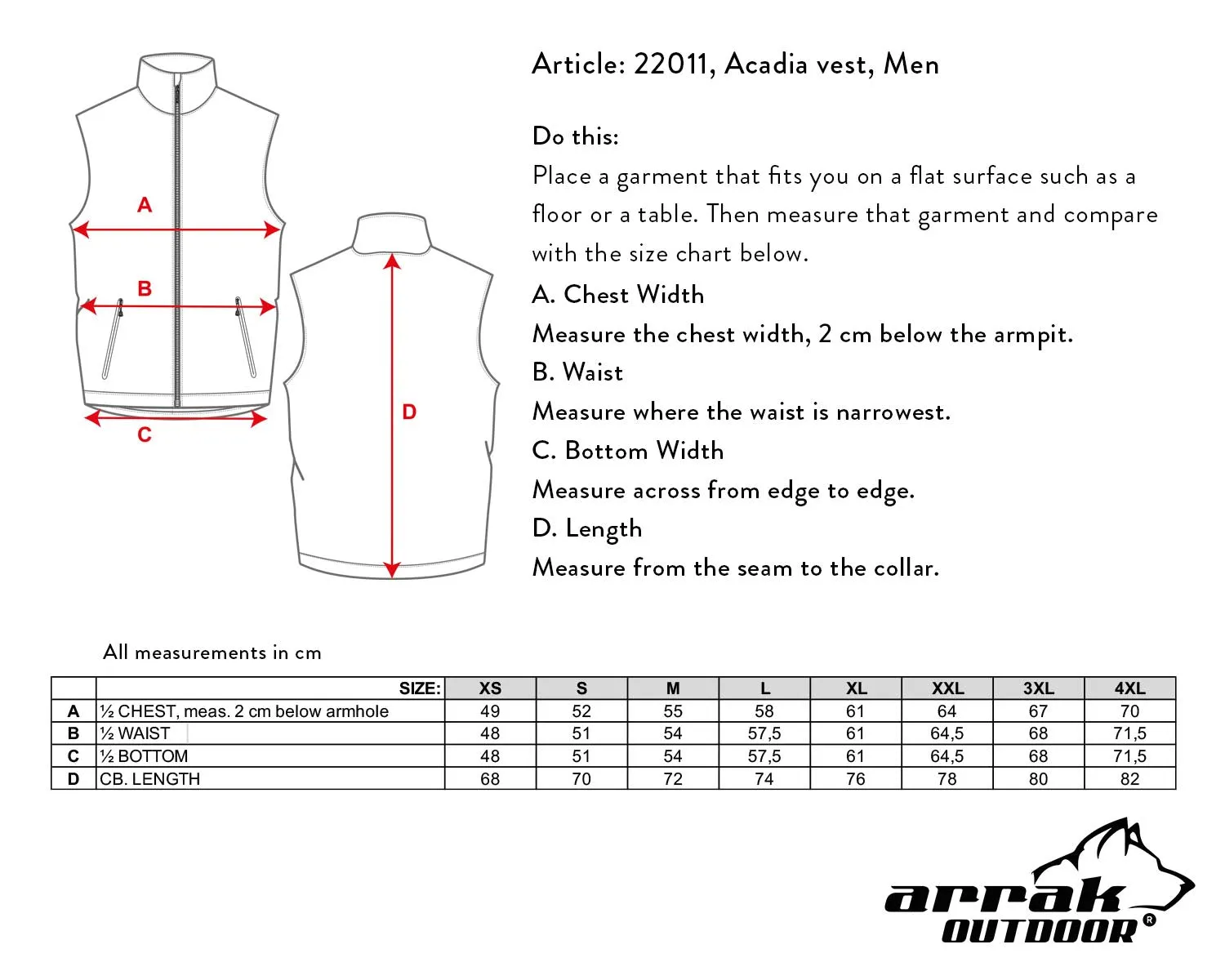 Acadia Men Softshell Training Vest (Black)