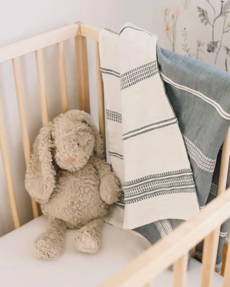 Aden Cotton Reversible Baby Blanket