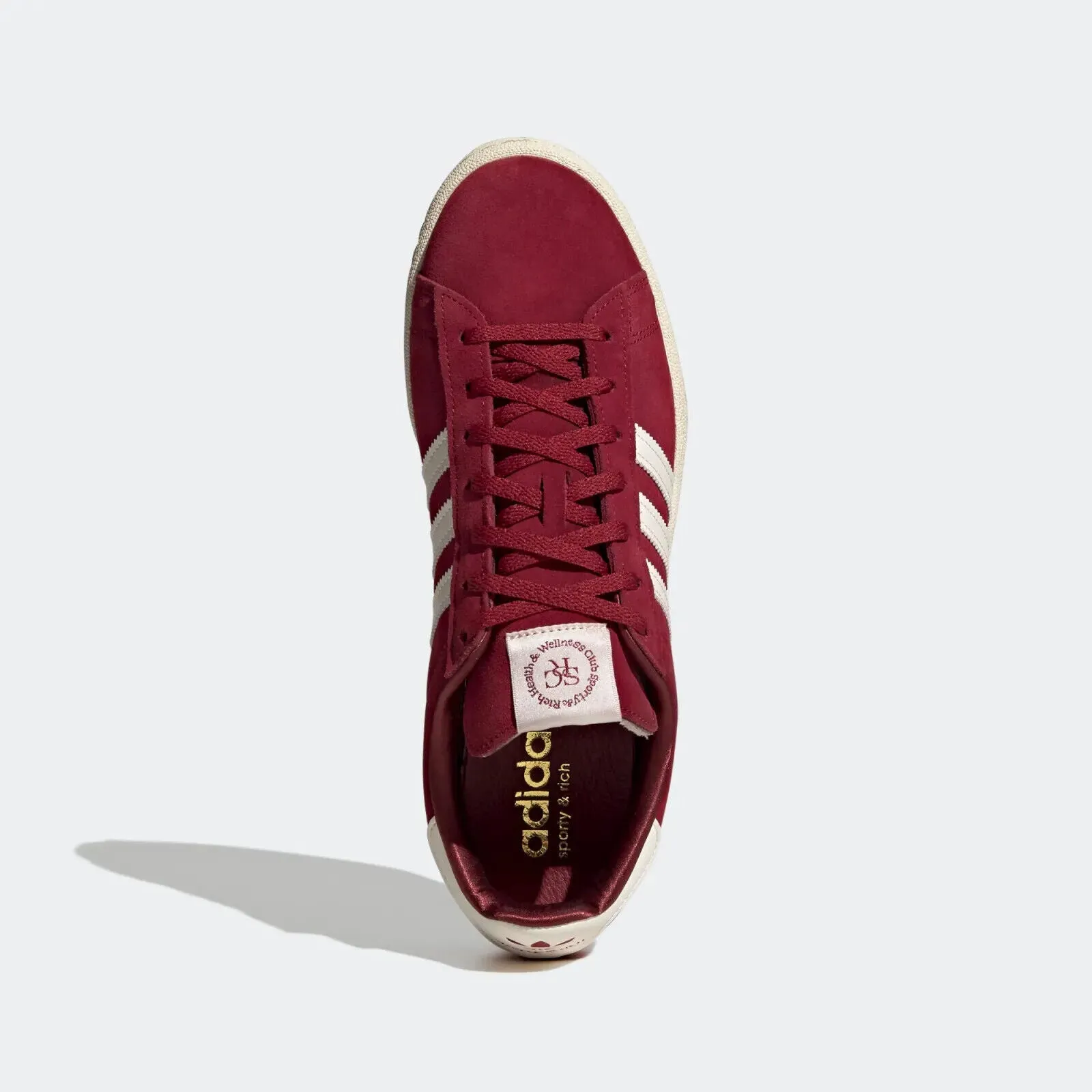 ADIDAS CAMPUS 80'S SPORTY AND RICH MERLOT CREAM