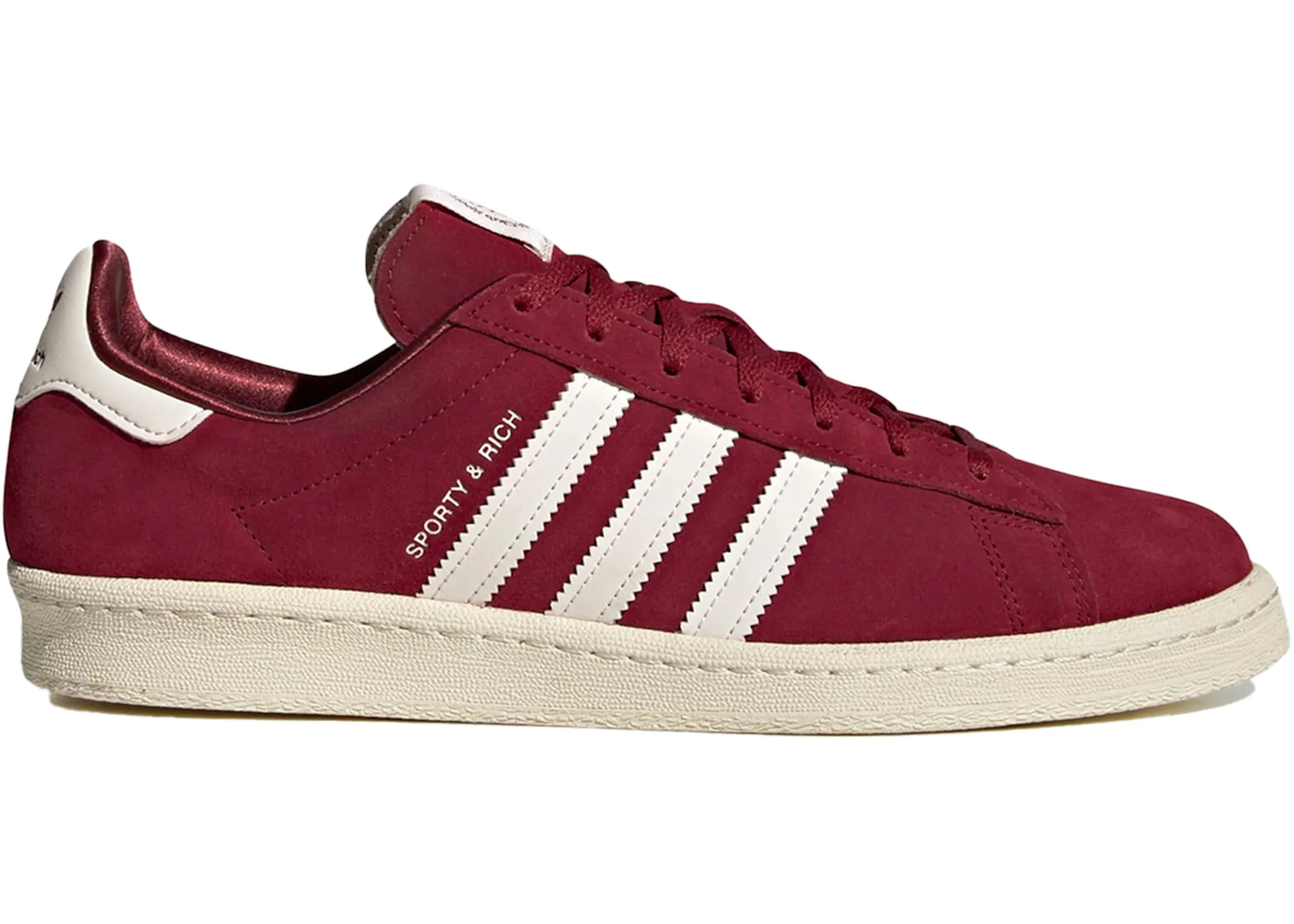 ADIDAS CAMPUS 80'S SPORTY AND RICH MERLOT CREAM