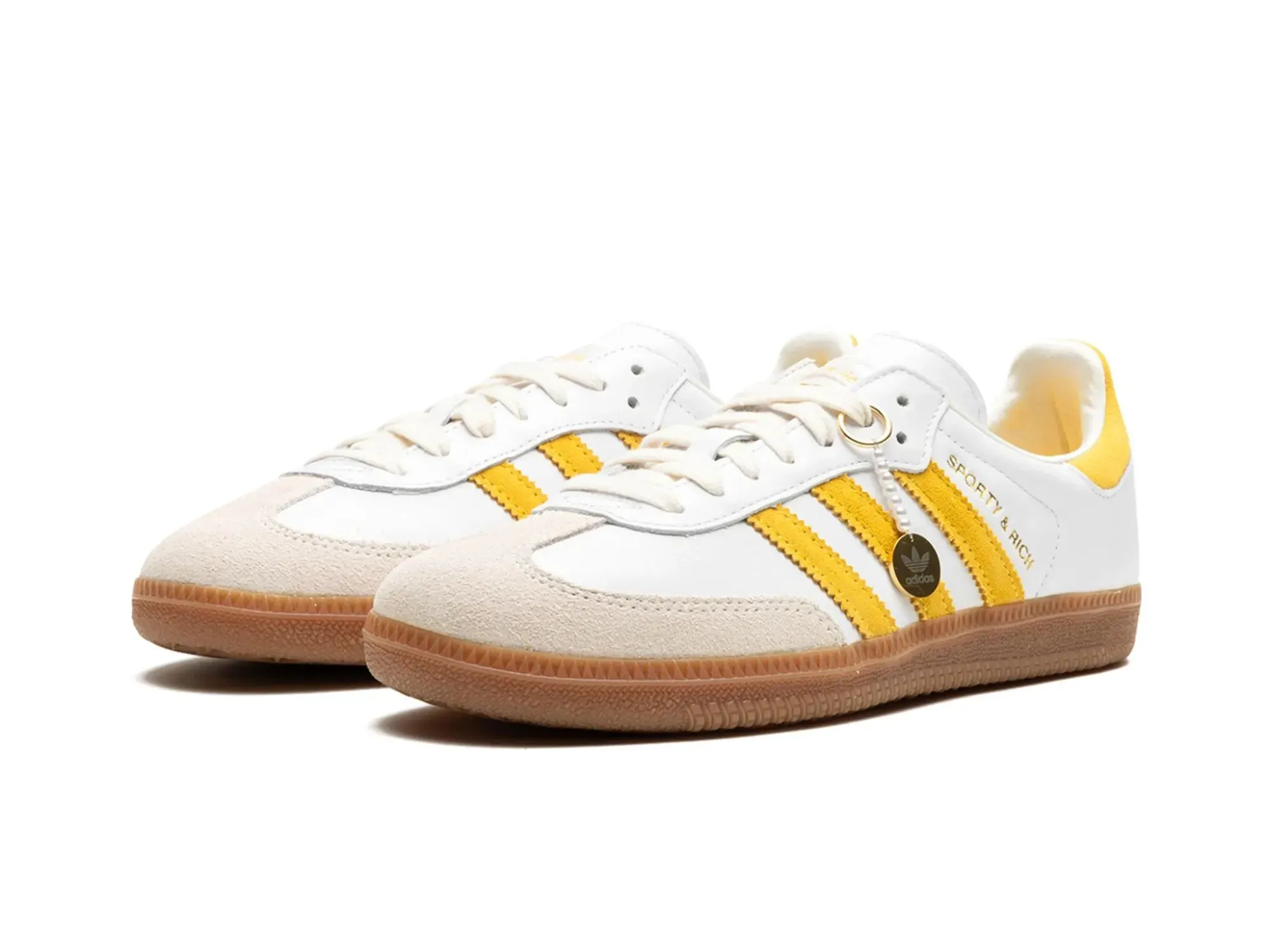 Adidas Samba Sporty & Rich "White Bold Gold"