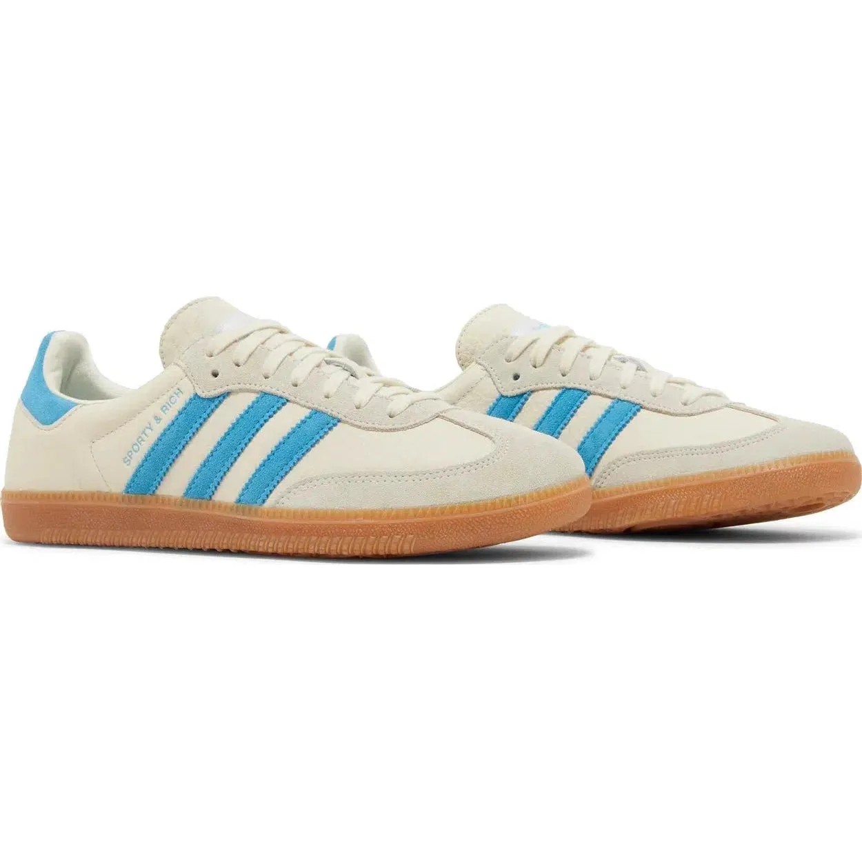 Cream Blue Adidas Sporty & Rich Samba OG: Optimized E-Commerce Product Title