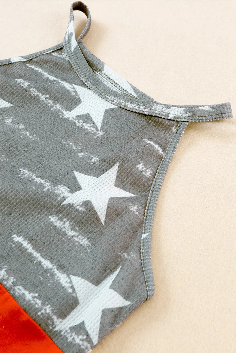 American Flag Sleeveless Top