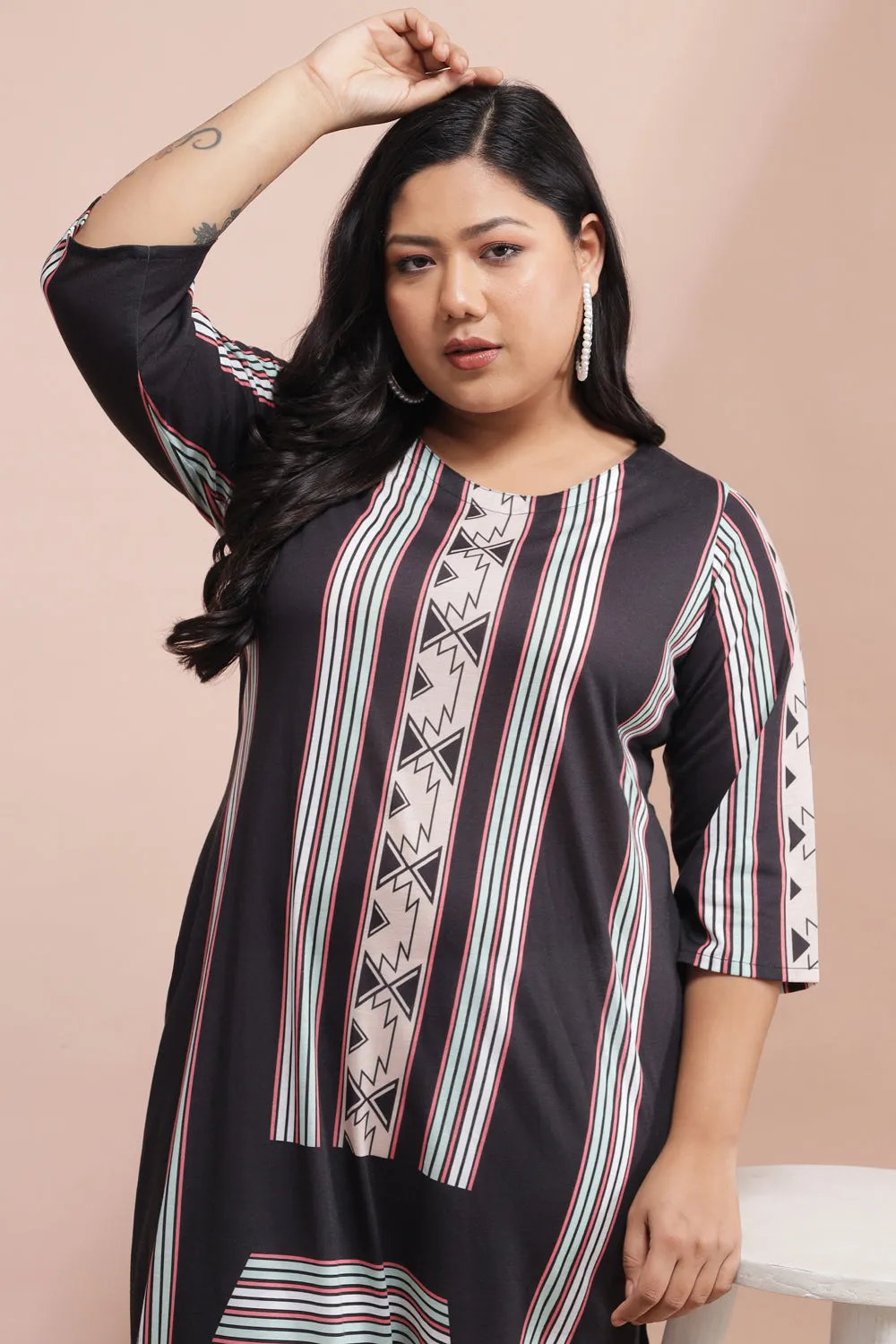 Aztec Love Printed Kurti