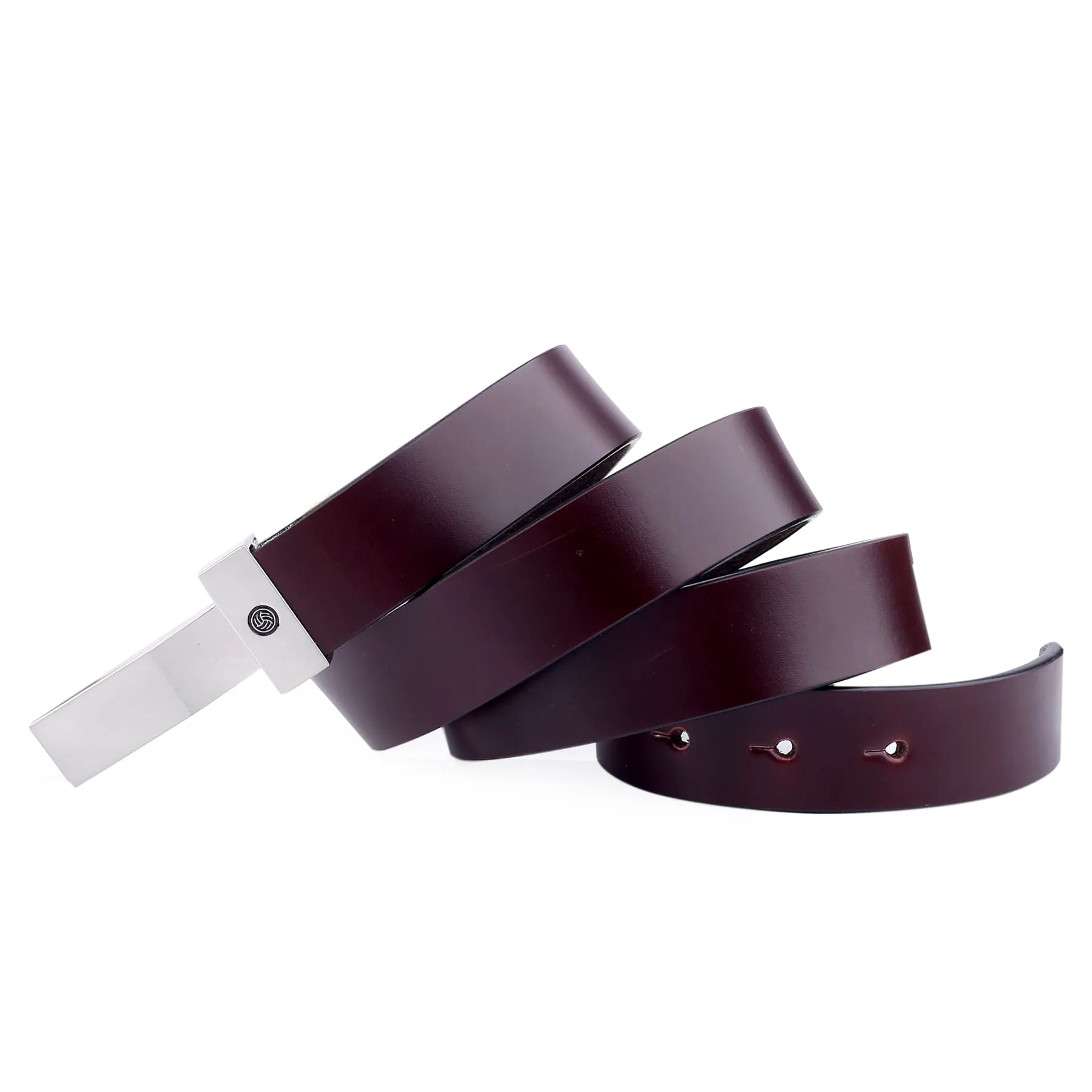 Bacca Bucci Genuine Leather Formal Dress Belts with a Stylish Finish & a Nickel-Free Buckle