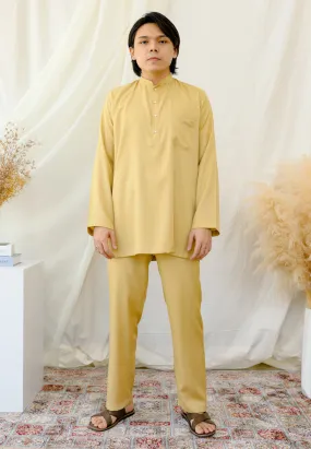 Baju Melayu Tulip Men ( Yellow )