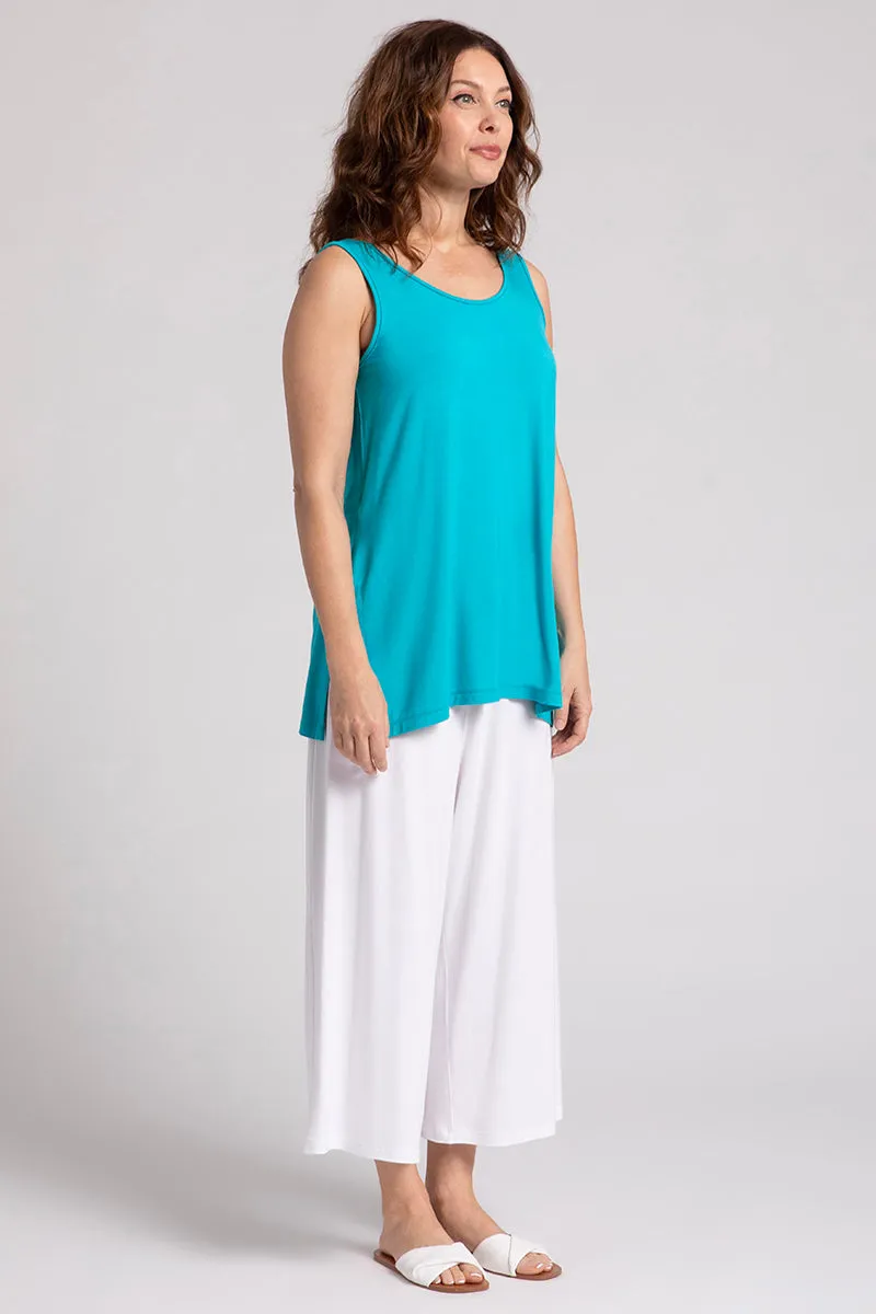 Bamboo Reversible Go To Tank | Turquoise