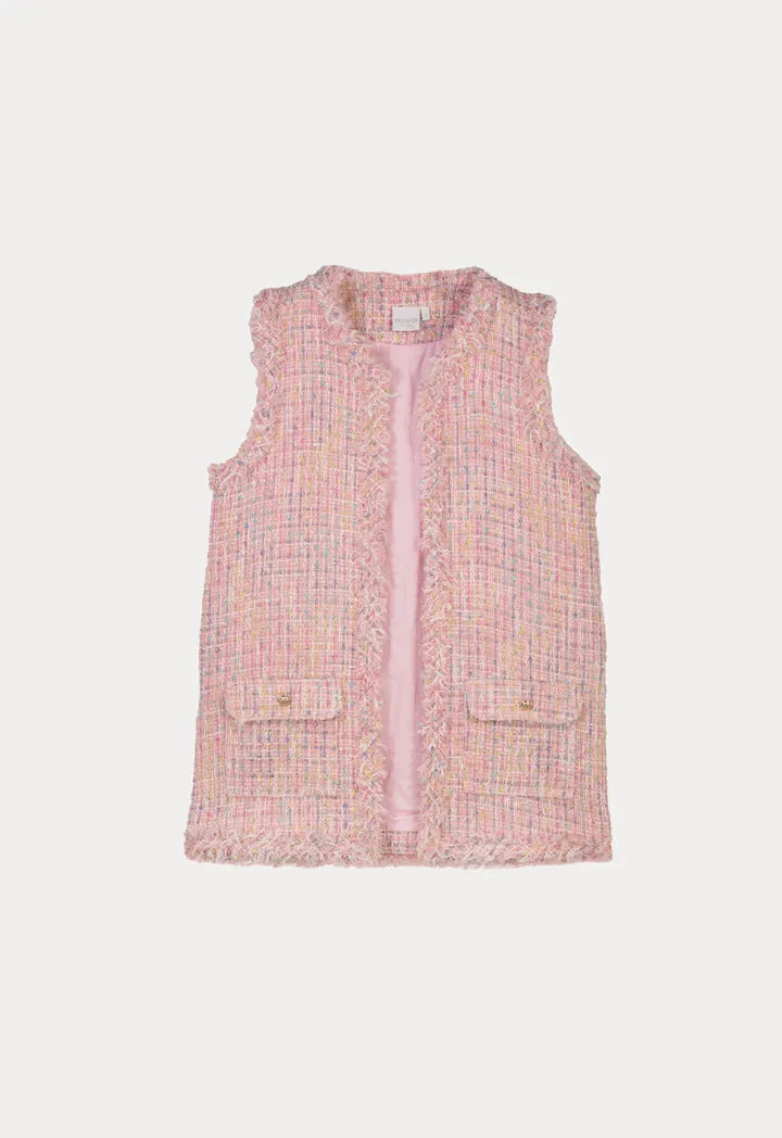 Barroque Tweed Sleeveless Gillet