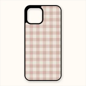 Beige Plaid Phone Case