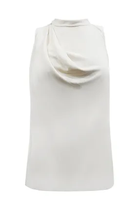 Beige Sleeveless Top