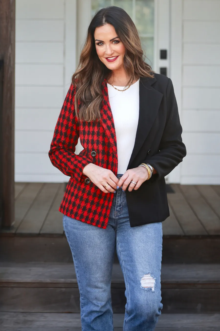 Bennett Buffalo Plaid Blazer