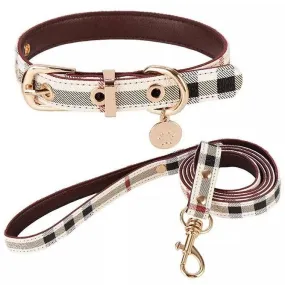 Benson Plaid Dog Collar