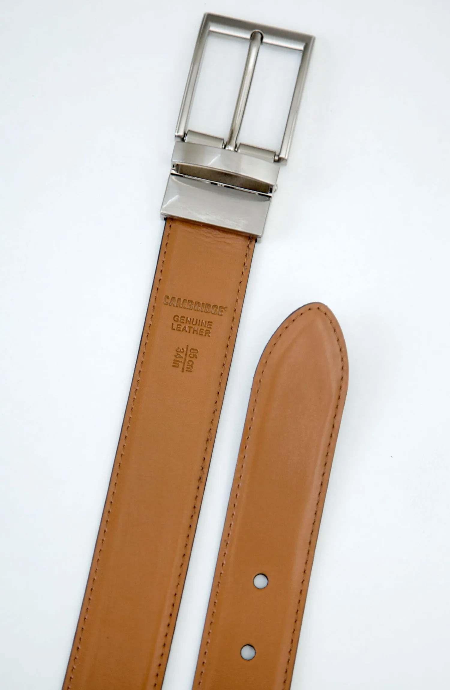 Black and Tan Reversible Belt