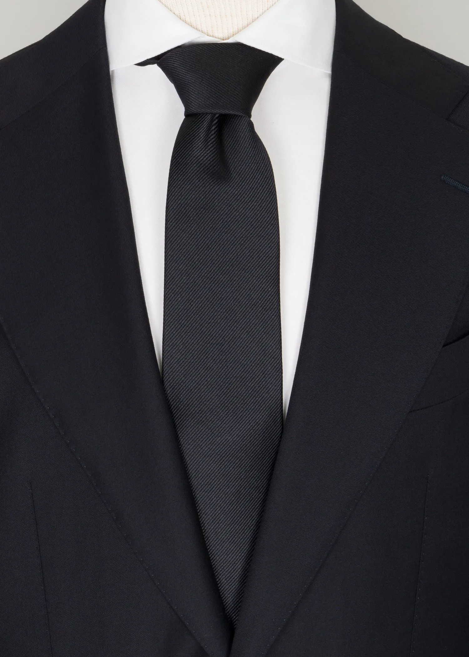 Black Plain Tie