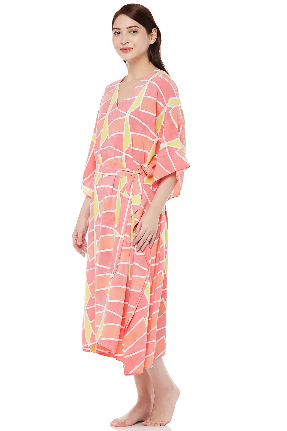 Block Printed Kaftan