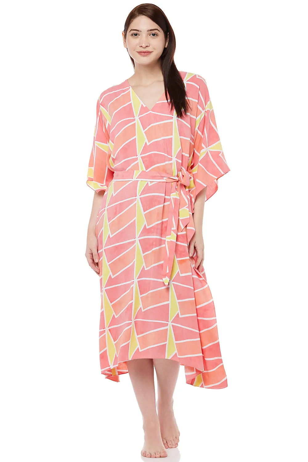 Block Printed Kaftan