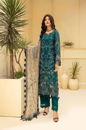 Blue Stylish Pakistani Party Wear