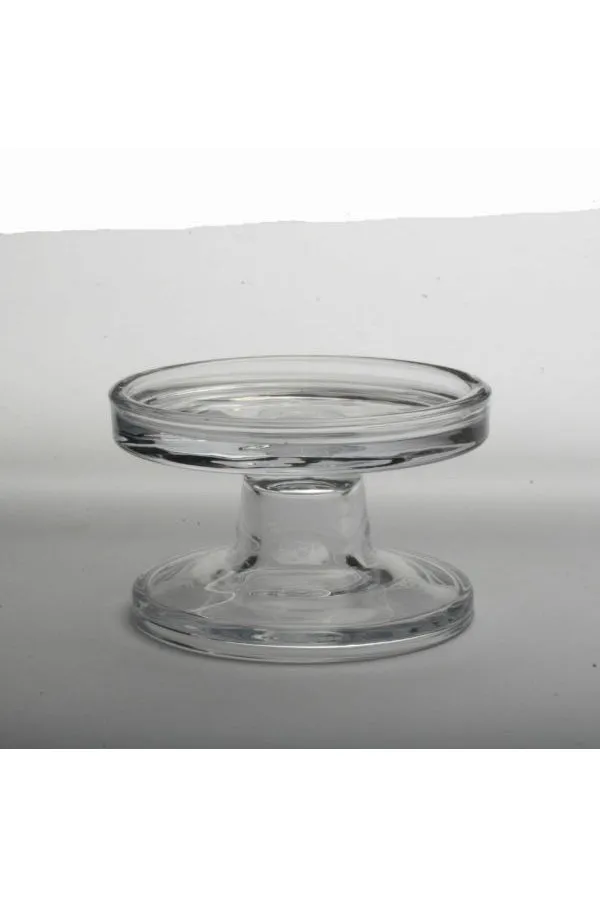 Bobbin Glass Reversible Glass Candle Holder