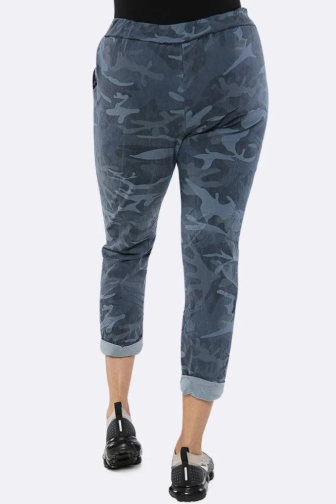 Camouflage Printed Magic Pant