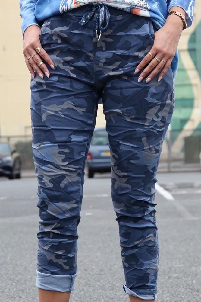 Camouflage Printed Magic Pant