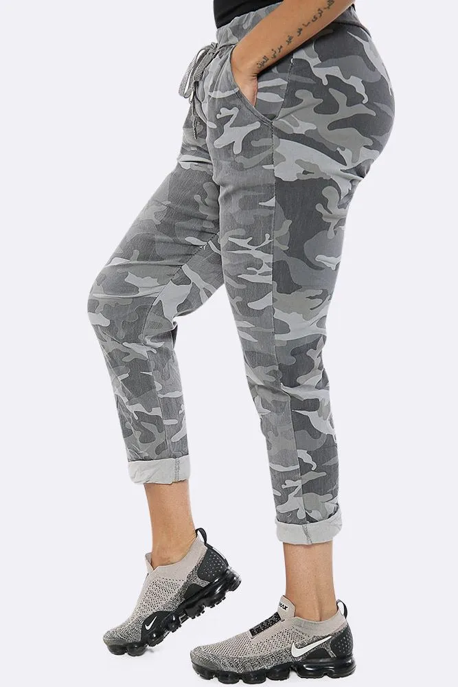 Camouflage Printed Magic Pant