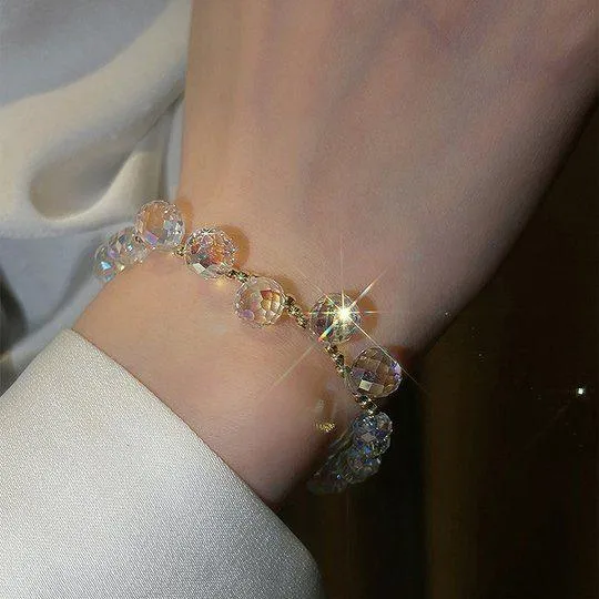 Colored Crystal Bracelet For Women Gift LJ35