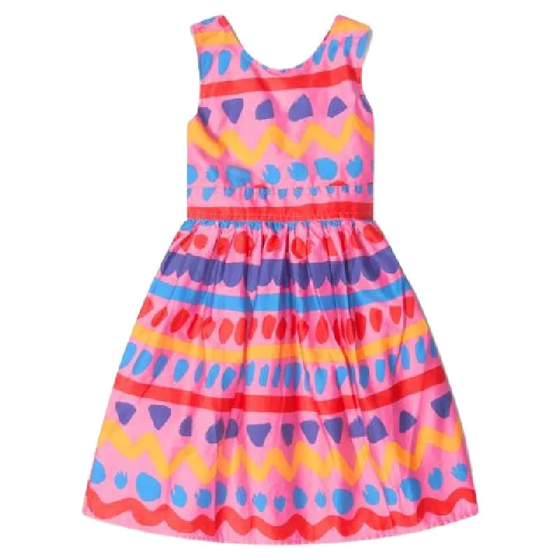 Colorful Sleeveless Dress