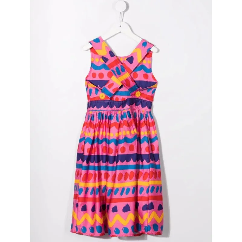 Colorful Sleeveless Dress