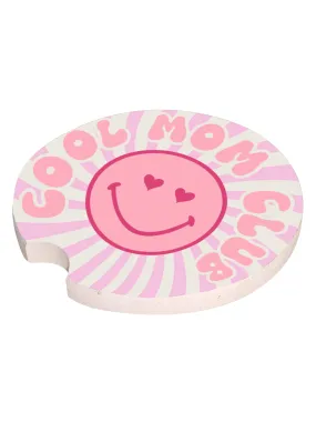 Cool Mom Club Simply Southern Ceramic Car Coasters Set a?? Trendy Designs for Stylish Travel