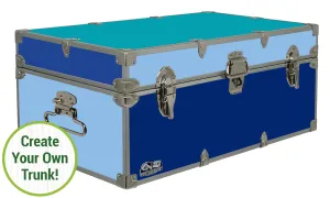 Create-Your-Own Steel Footlocker Trunk 32x18x13.5"