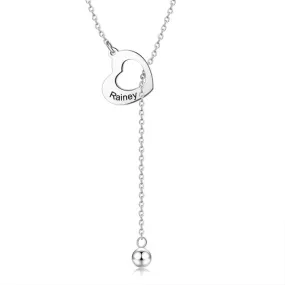 Customized Engraved Pendant Necklaces for Women