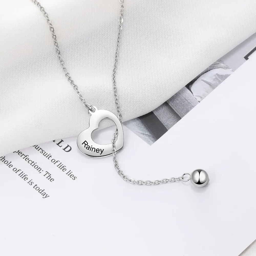 Customized Engraved Pendant Necklaces for Women