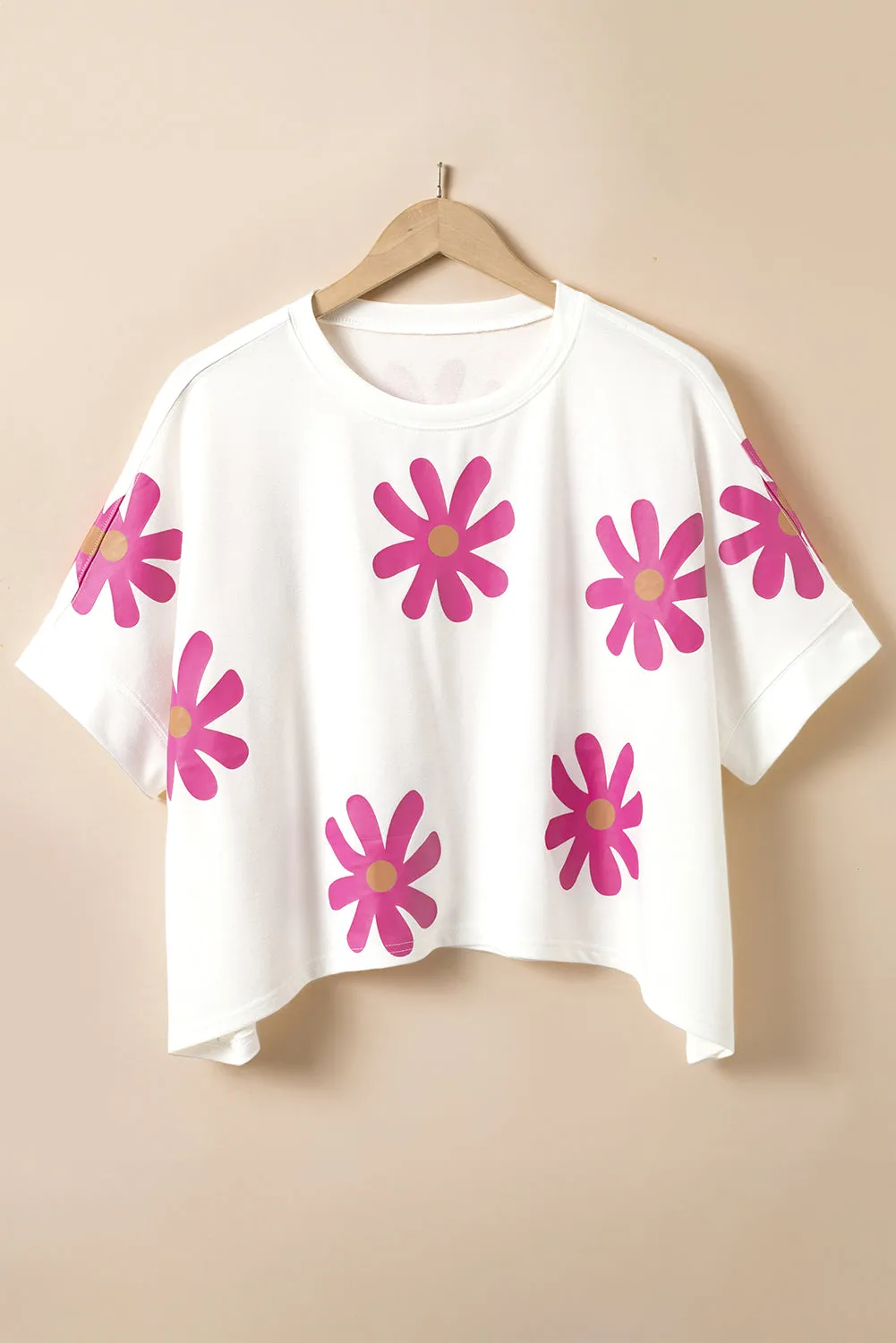 Daisy Flower Printed T Shirt