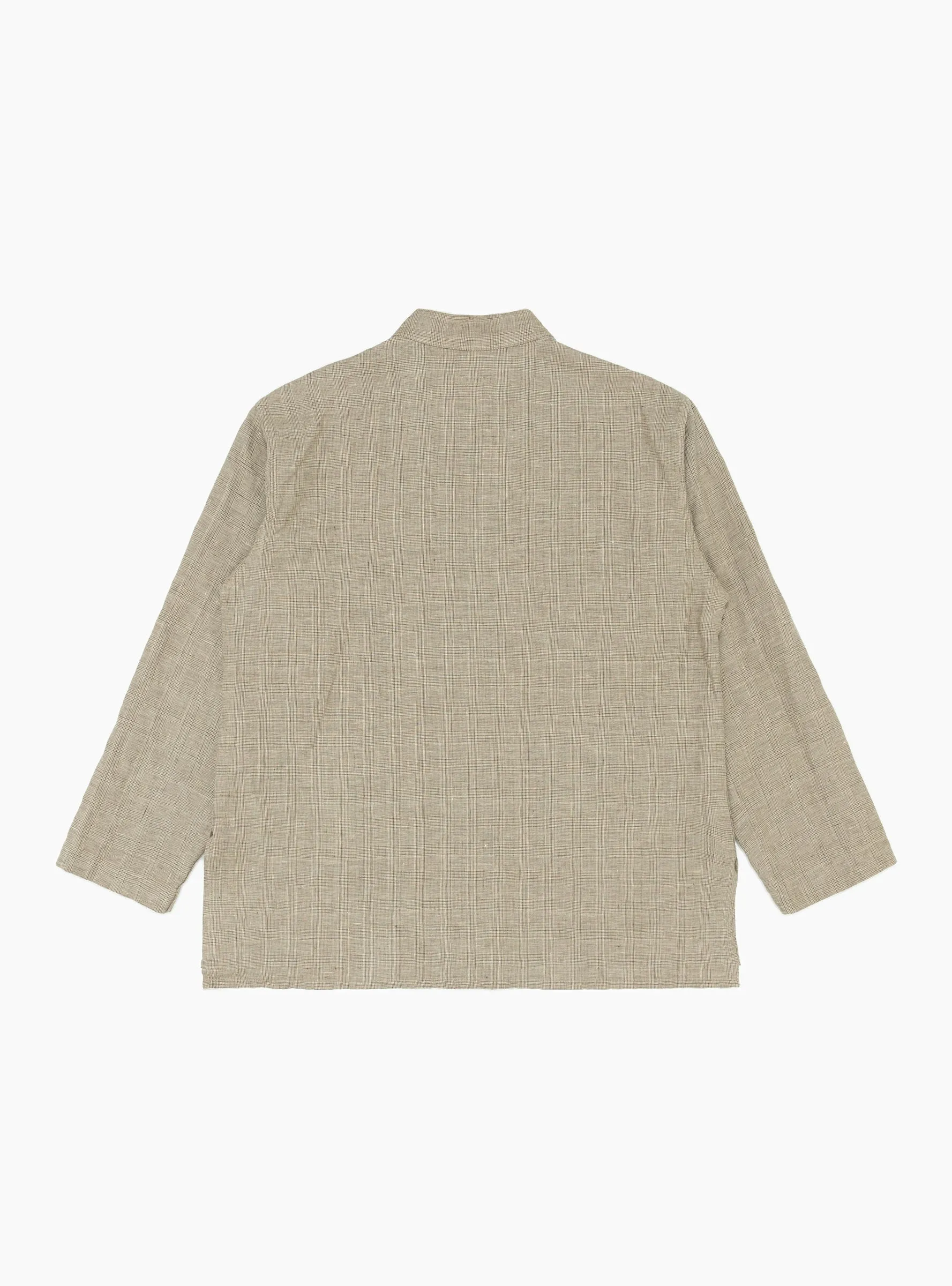 Dayton Shirt Beige Glen Plaid