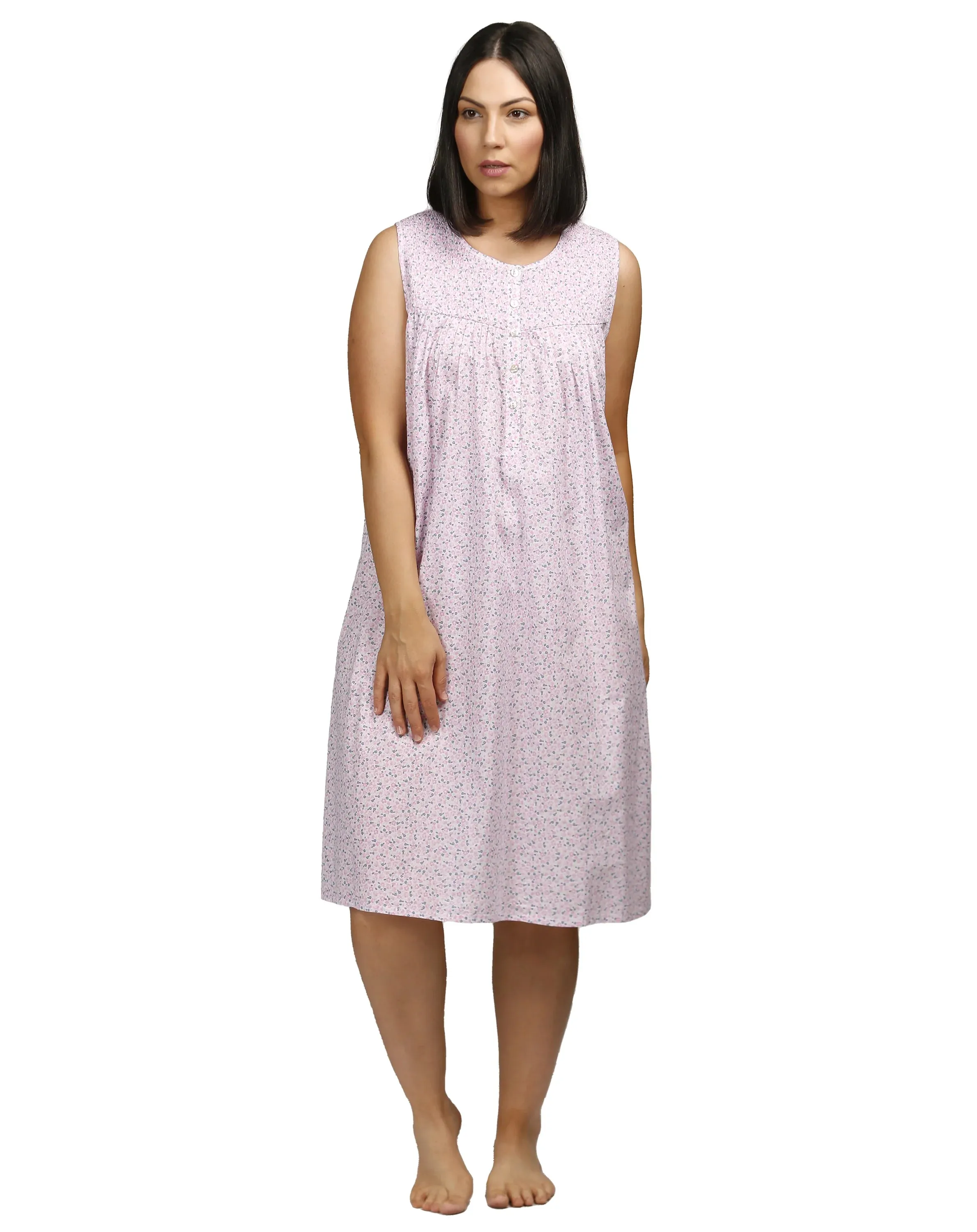 Ditsy Sleeveless Short Nightie