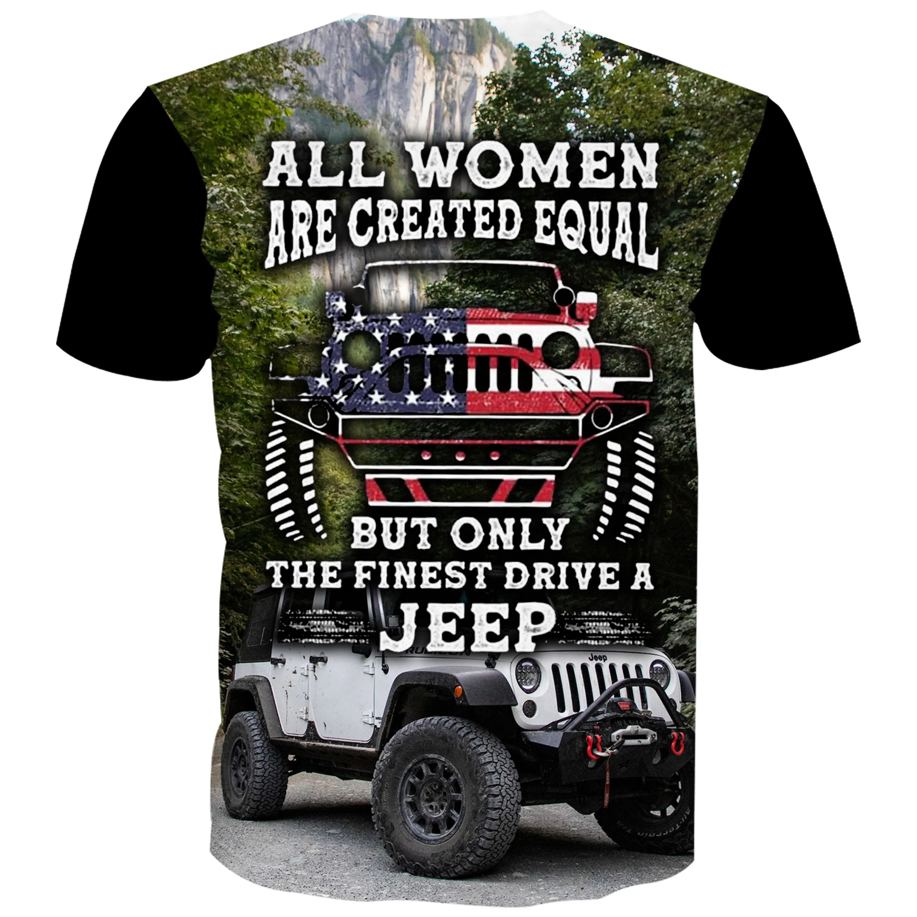 Finest Women Drive Jeep - T-Shirt