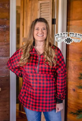 Fireside buffalo plaid PULLOVER