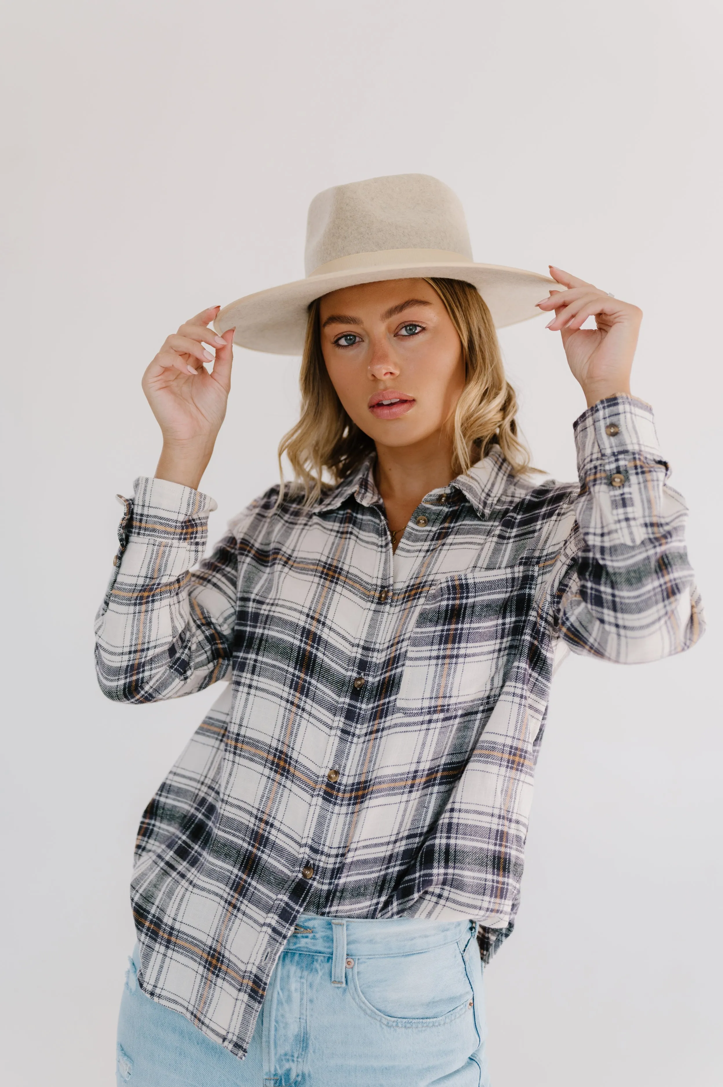 Flannel Plaid Top