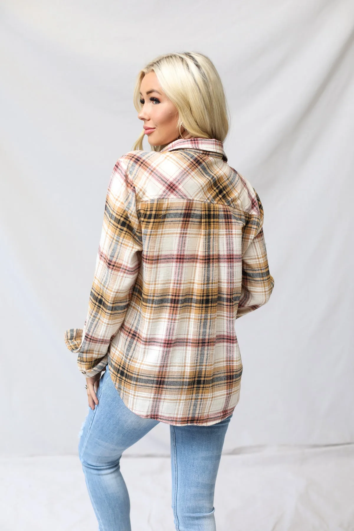 Flannel Plaid Top