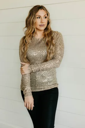 Free People Gold Rush Long Sleeve