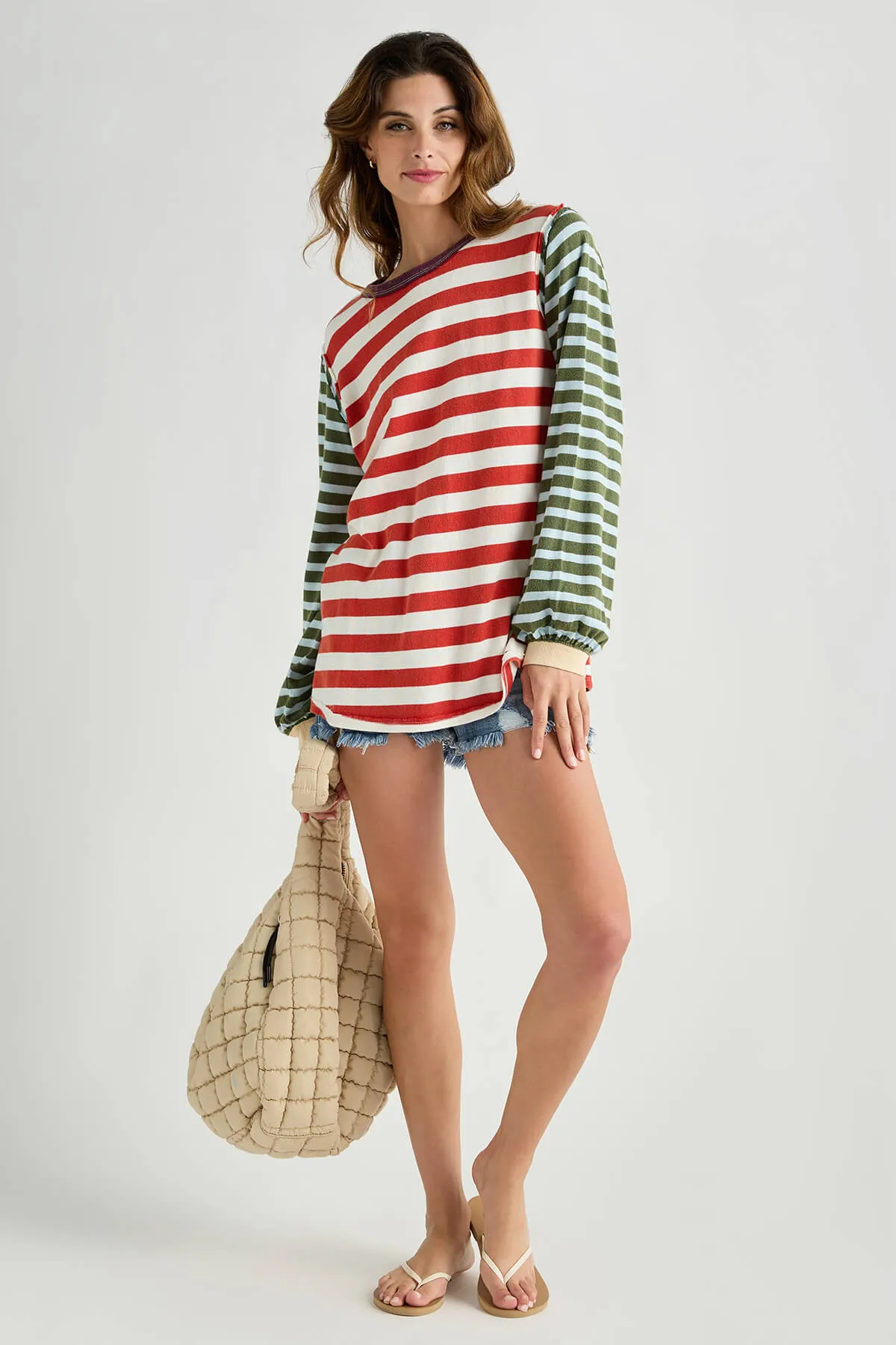 Free People Sawyer Stripe Tee