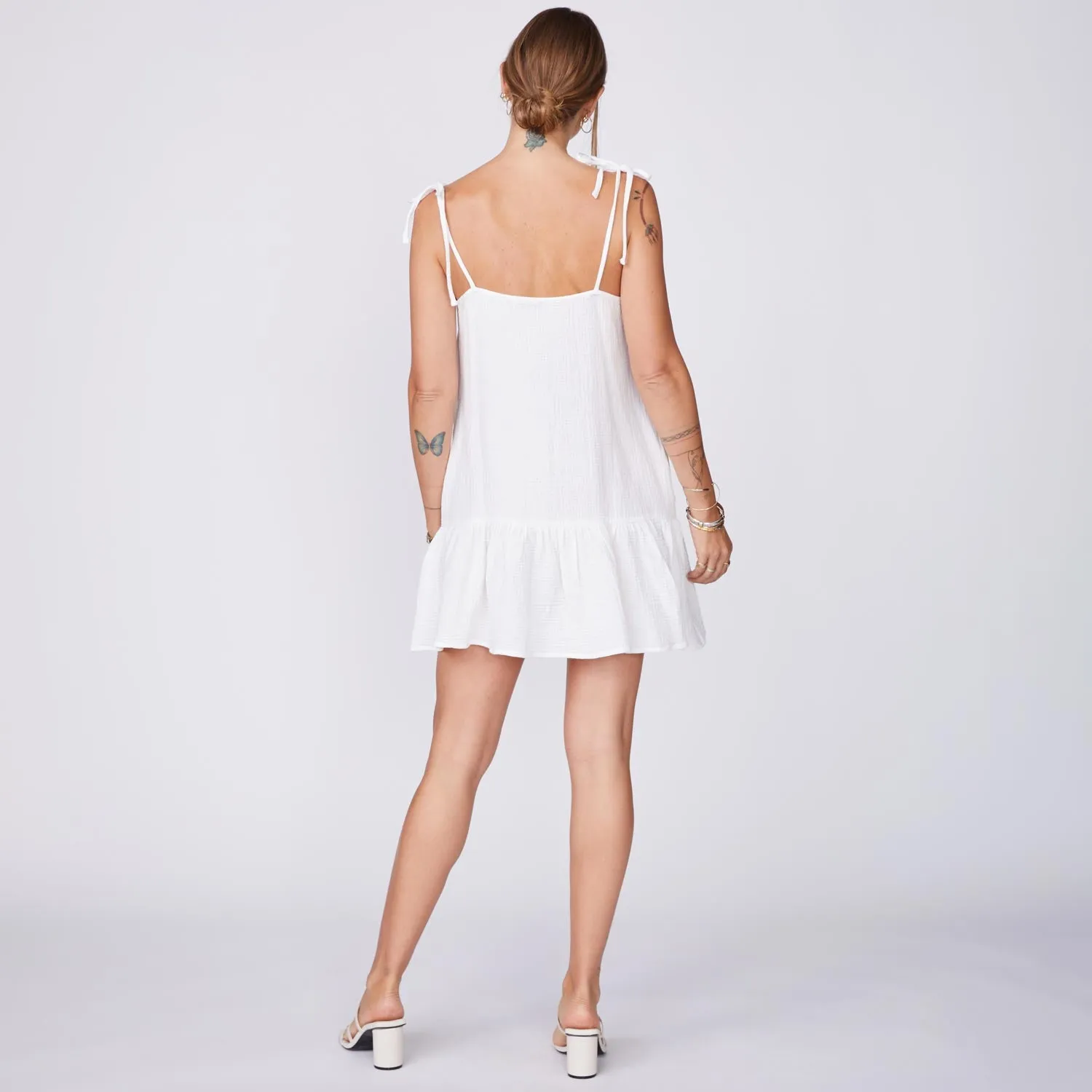 Gauze Sleeveless Easy Dress