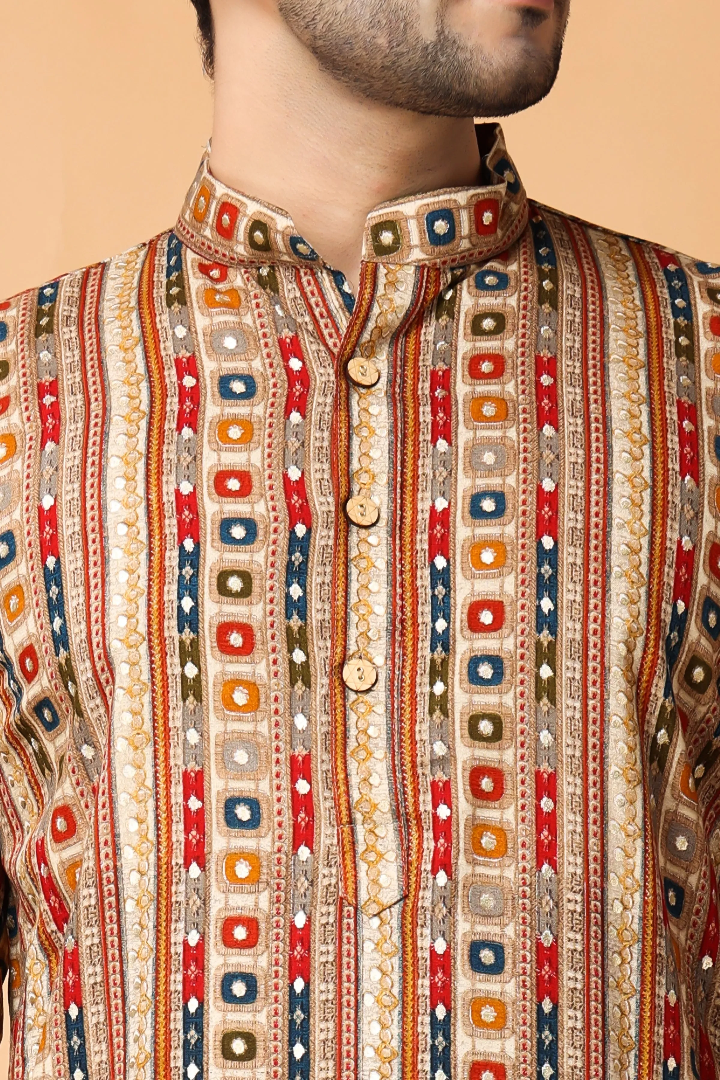 Golden Sands Printed Kurta