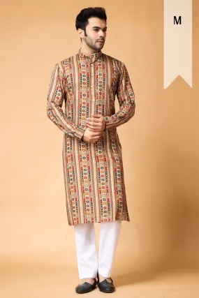 Golden Sands Printed Kurta