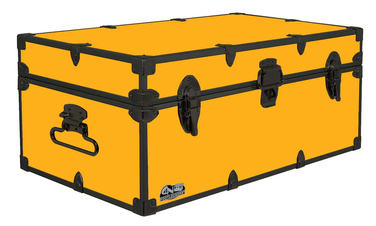 Happy Camper Steel Footlocker Trunk 32x18x13.5" doogma doogma