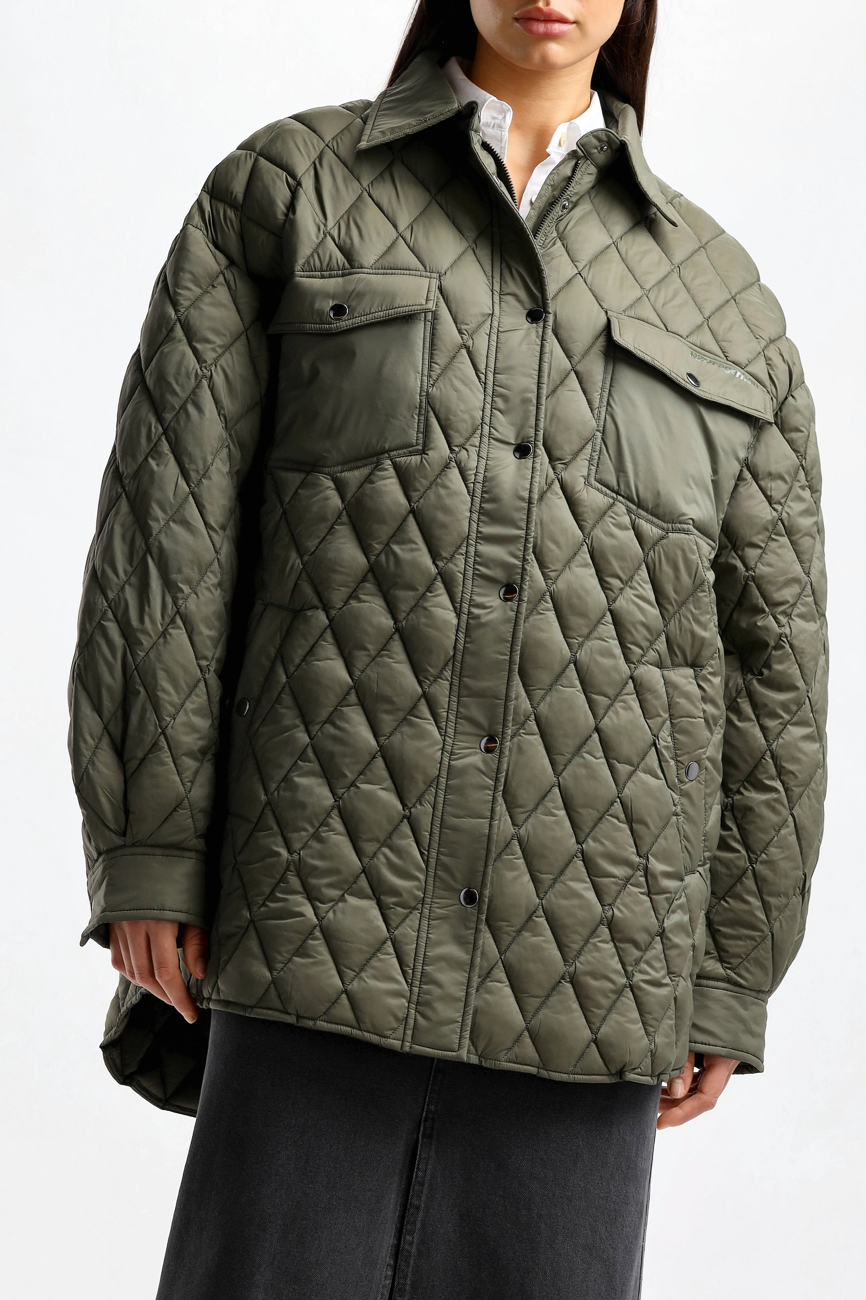 Jacke Sporty in Forest Green