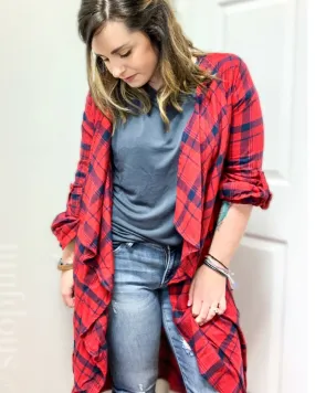 Kelsey Plaid Duster